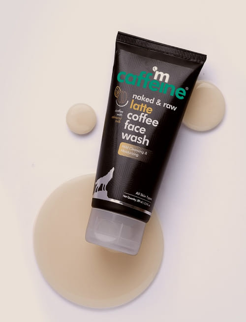 MCaffeine Coffee & Milk Face Wash For 24Hr Moisturization - Soap Free Cleanser With Shea Butter & Almond Milk