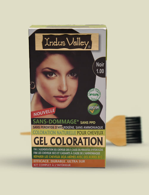 Damage Free Organically Natural Hair Gel Colour Gel - Black Damage Free Organically Natural Hair Gel Colour Gel - Black