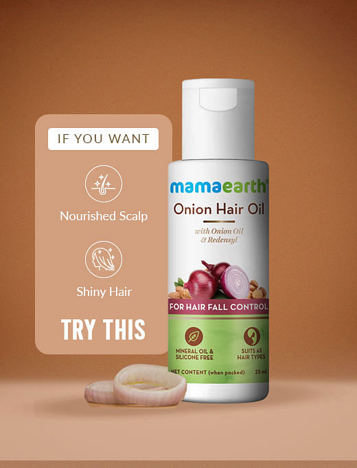Buy Mamaearth Onion Hair Oil with Onion Oil & Redensyl for Hair Fall  Control 50 ml Online | Flipkart Health+ (SastaSundar)