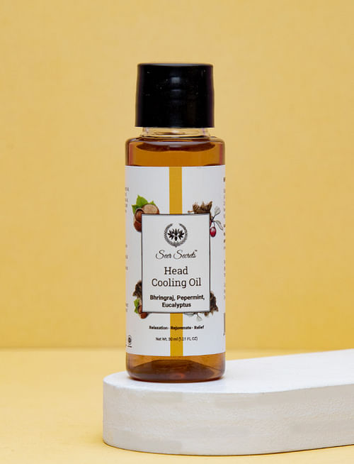 Head Cooling Oil- Bhringraj Peppermint, Eucalyptus Oil