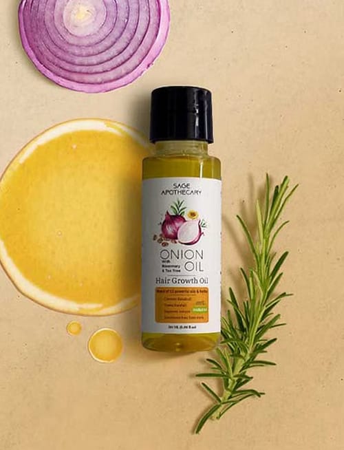 Onion Oil With Rosemary & Tea Tree - Hair Growth Oil Onion Oil With Rosemary & Tea Tree - Hair Growth Oil