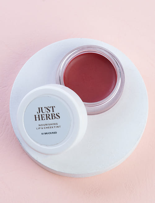 Herb Enriched Cheek And Lip Tint - Brick Red Herb Enriched Cheek And Lip Tint - Brick Red
