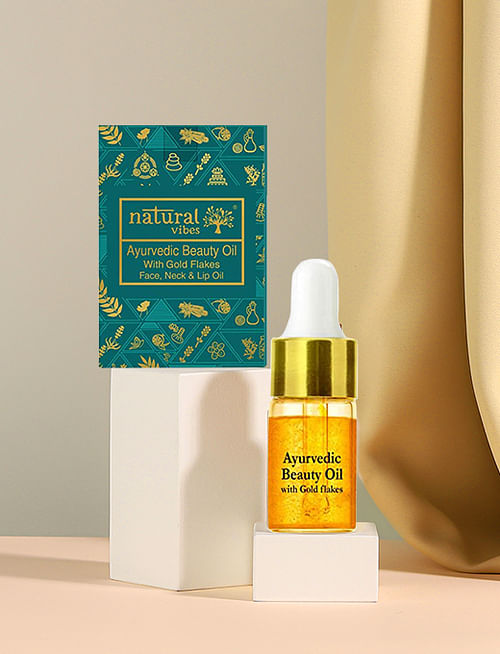 Ayurvedic Beauty Oil With 24K Gold Face Oil