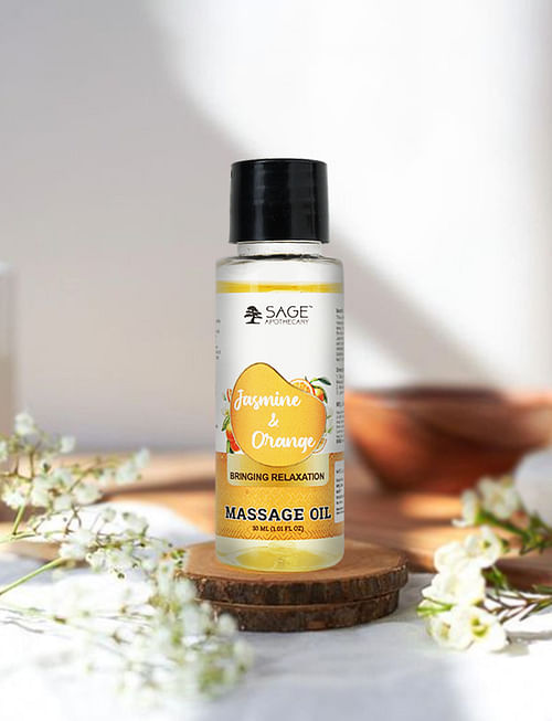 Pure & Natural Jasmine & Orange Massage Oil