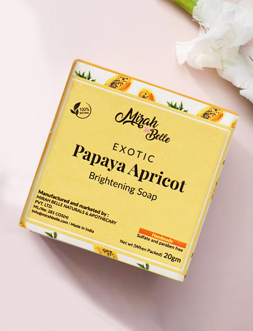 Organic Papaya Apricot Brightening Soap Bar