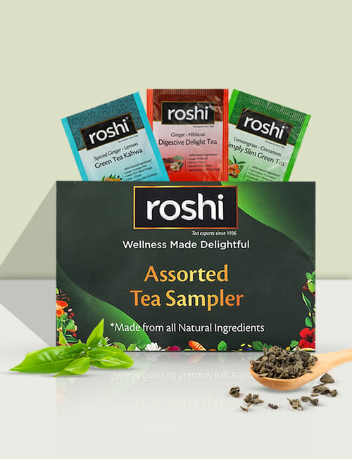 Assorted Green & Herbal Tea Collection