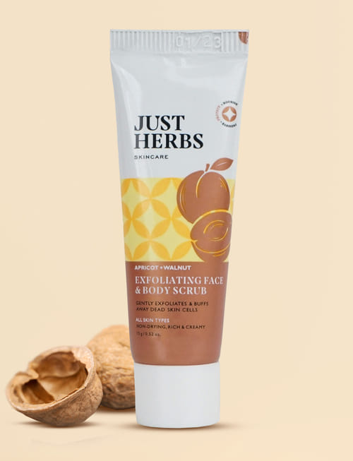 Apricot + Walnut Exfoliating Face & Body Scrub