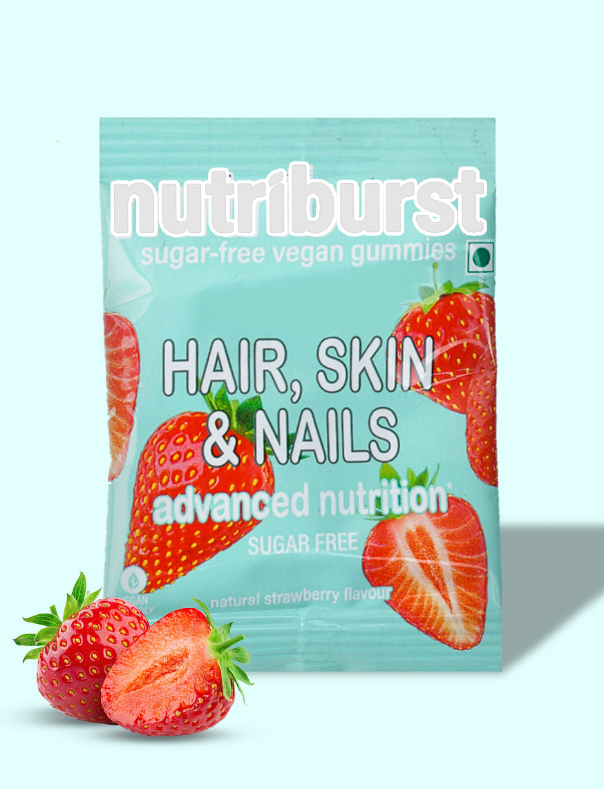Amazon.com: Nature's Bounty Optimal Solutions Hair, Skin & Nails Vitamin  Gummies with Biotin, 2500 mcg, Strawberry, 80 Count : Health & Household
