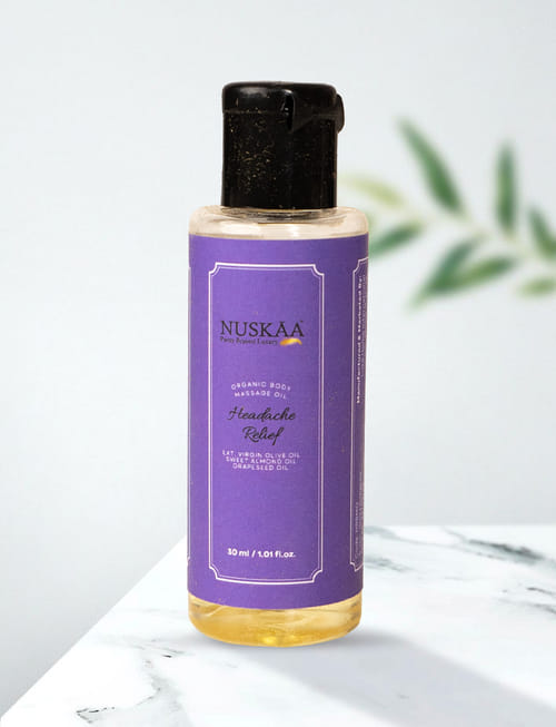 Headache Relief Aromatherapy Body Massage Oil