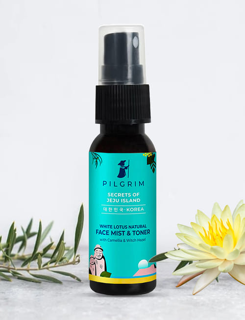 White Lotus Natural Face Mist & Toner With Camellia & Witch Hazel