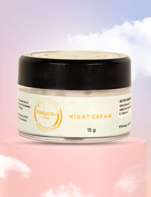 Brightening Night Cream: Niacinamide, Alpha Arbutin, Goji Berry And Vitamin E