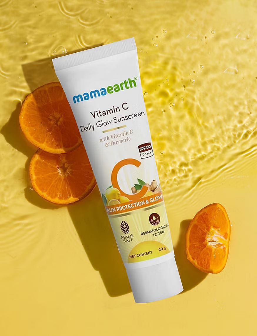 Vitamin C Daily Glow Sunscreen With Vitamin C & Turmeric For Sun Protection & Glow