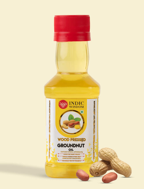 Wood Pressed Groundnut Oil