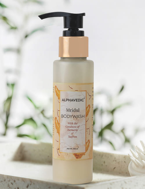 Mridul Body Wash With Goodness Of Turmeric & Saffron Mridul Body Wash With Goodness Of Turmeric & Saffron