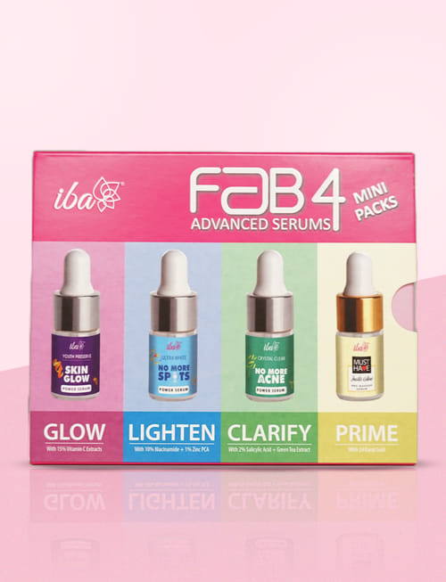 Fab4 Advanced Serums Mini Packs Vitamin C Skin Glow