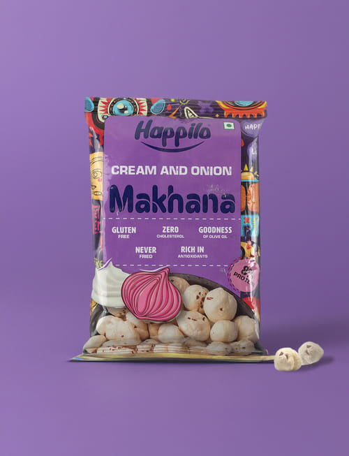 Premium Super Snack Makhana Cream & Onion