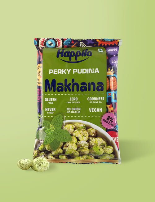 Premium Super Snack Makhana Perky Pudina