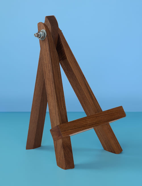 Mini Wooden Easel Teakwood