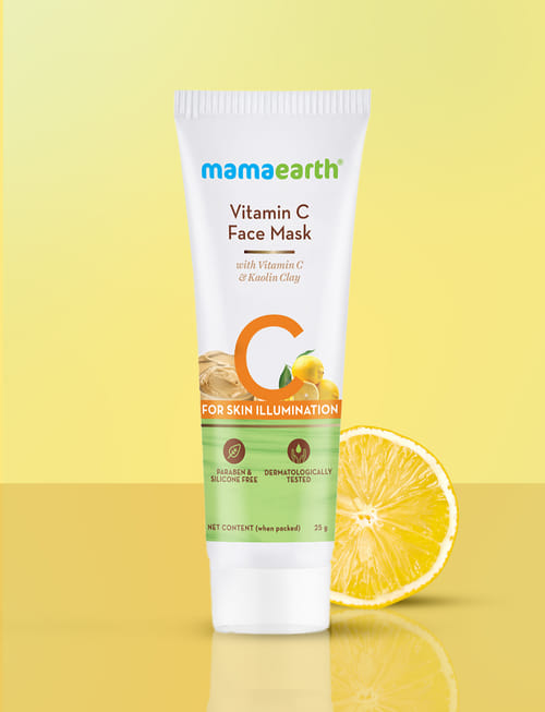 Vitamin C Face Mask With Vitamin C And Kaolin Clay For Skin Illumination