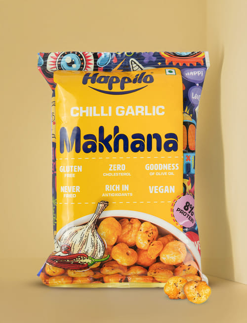 Premium Super Snack Makhana Chilli Garlic