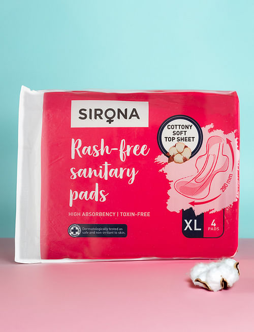 Cottony Soft Rash Free Sanitary Pads - XL