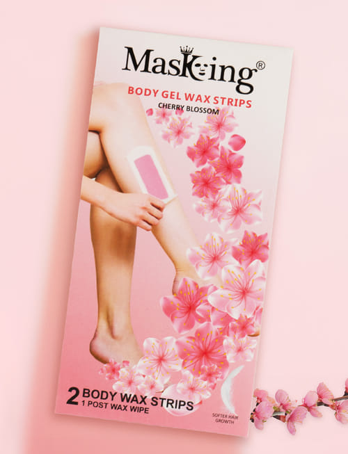 Body Gel Wax Strips Cherry Blossom Body Gel Wax Strips Cherry Blossom