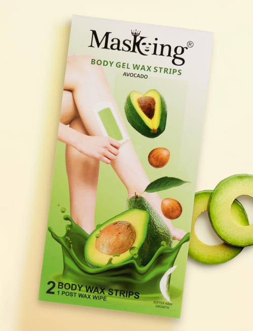 Body Gel Wax Strips Avocado