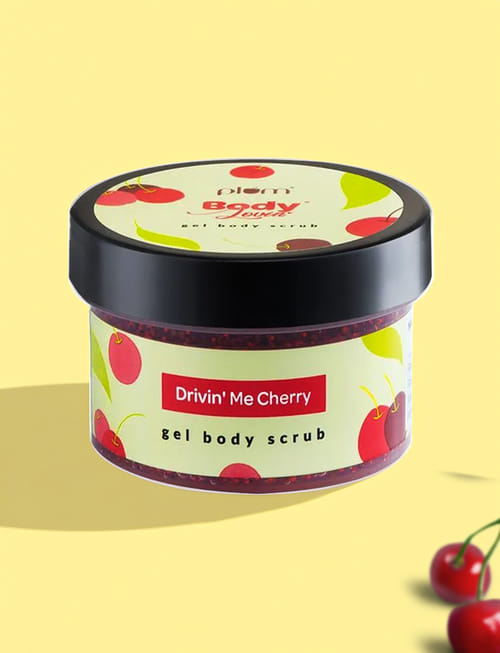 Drivin' Me Cherry Gel Body Scrub