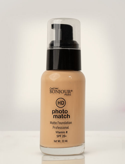 Photo Match Invisible Water Proof Liquid Pump Foundation - Wheatish (FPB03-02)