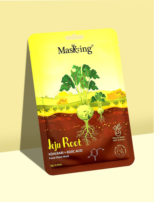 Jeju Kohlrabi + Kojic Acid Facial Sheet Mask