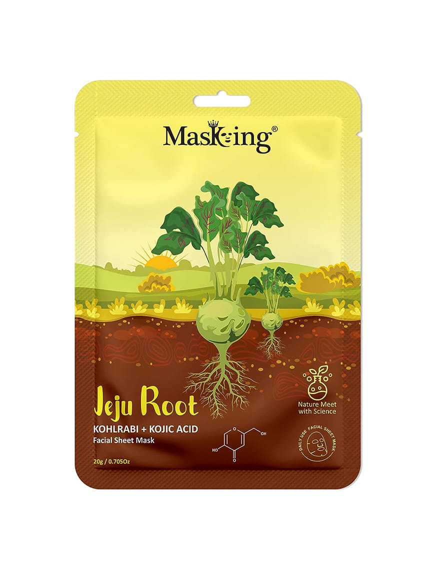 Jeju Kohlrabi + Kojic Acid Facial Sheet Mask – thumbnail 2