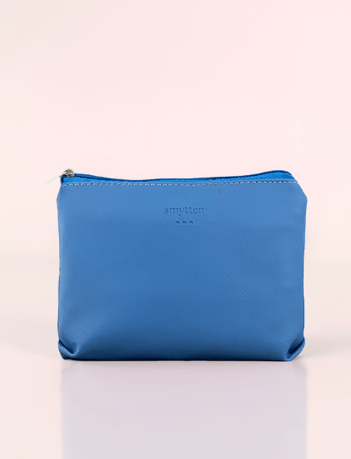 Leather Pouch - Ink Blue