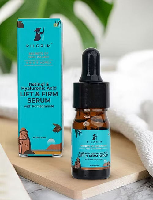 Lift & Firm Serum With Retinol & Hyaluronic Acid For Anti Aging