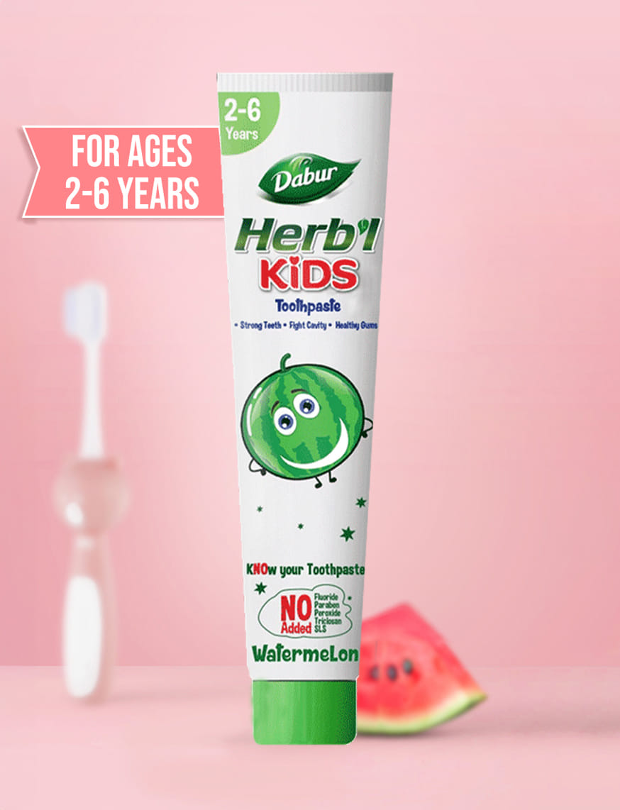 Herb'l Kids Toothpaste For 2-6 Years (Watermelon Flavour)