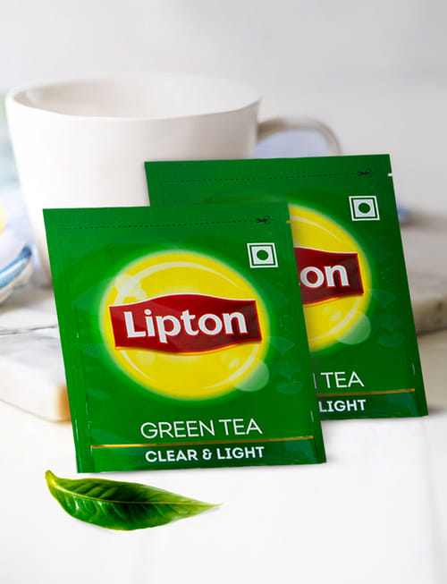 Clear & Light Green Tea Bags