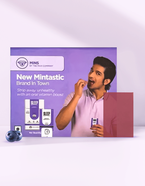 The Man Company Sleep Better Minstrips Blueberry Chamomile