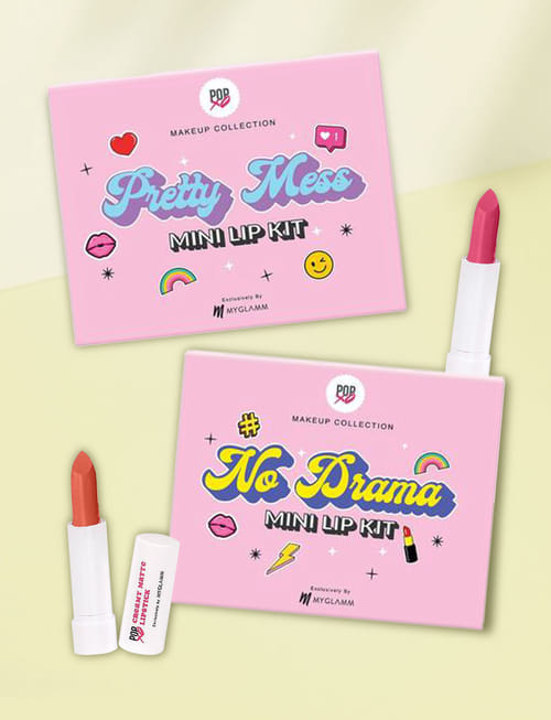 POPxo Mini Lip Kit Duo With 6 Shades