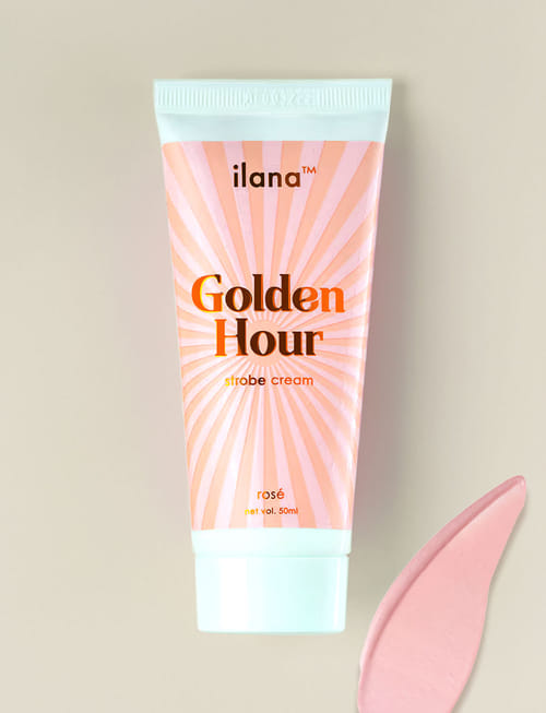 Ilana Golden Hour Shimmering Makeup Primer + Strobe Cream (Rose) Ilana Golden Hour Shimmering Makeup Primer + Strobe Cream (Rose)