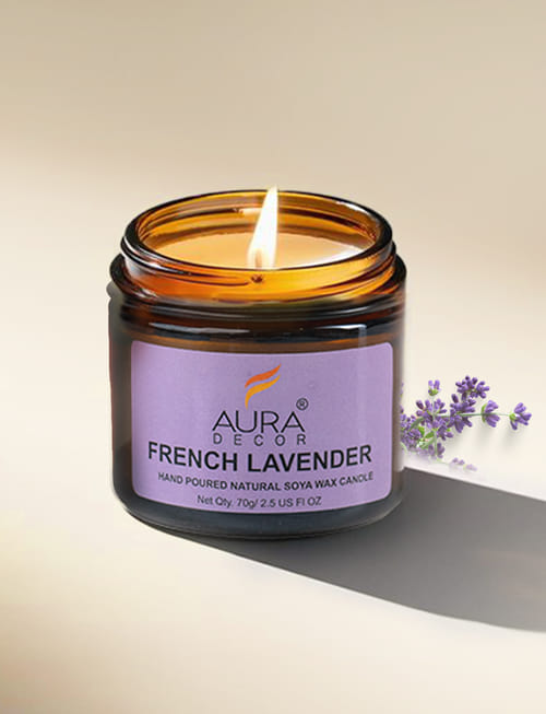 French Lavender Dark Jar Candle
