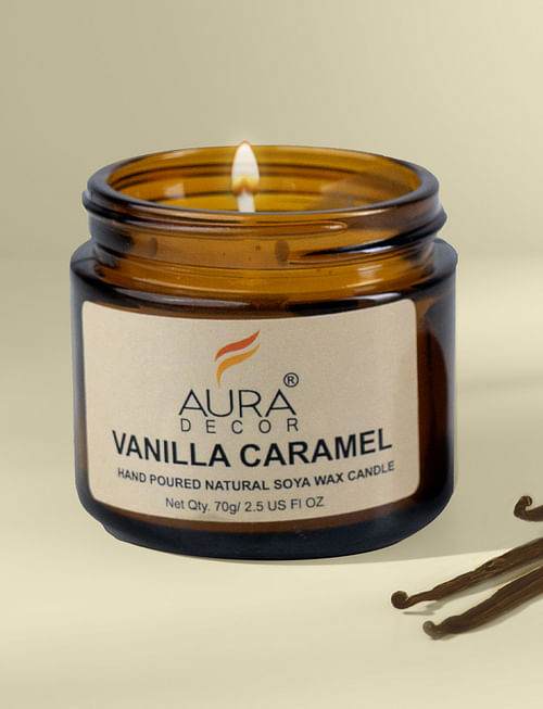 Candle Jar Vanilla Caramel