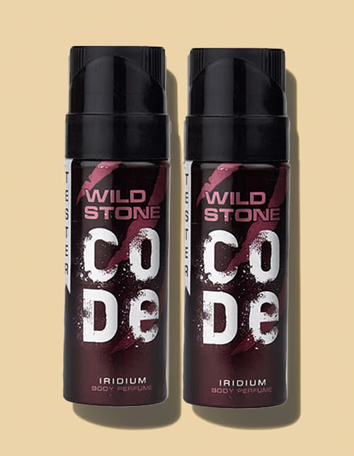 Code Iridium No Gas Body Perfume For Men Duo