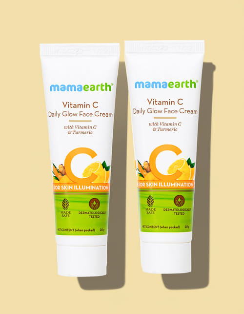 Vitamin C Daily Glow Face Cream With Vitamin C & Turmeric For Skin Illumination Duo