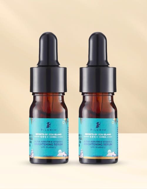 Korean 2% Alpha Arbutin & 3% Vitamin C Brightening Face Serum Duo