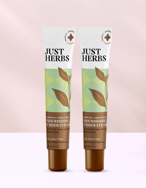 Green Tea + Carrot Seed Nourishing Under Eye Gel Duo