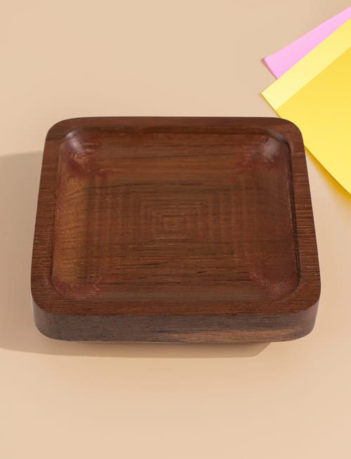 Wooden Sticky Note Holder