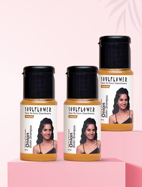 Onion Biotin Shampoo With Aloevera & Plant Keratin Trio