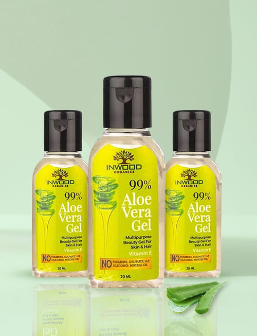 99 % Aloe Vera Gel Multipurpose Beauty Gel For Skin & Hair Vitamin E Trio