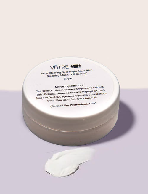 Acne Clearing Over Night Aqua Rich Sleeping Mask "Oil Control"