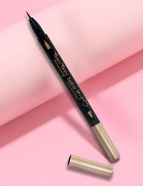 2-in-1 Eyeliner & Cat Eye Stamp 2-in-1 Eyeliner & Cat Eye Stamp