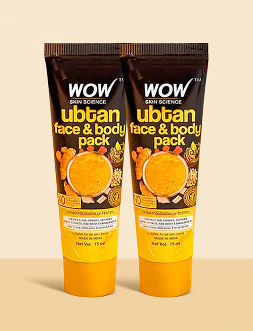 Wow Ubtan Face & Body Pack Duo